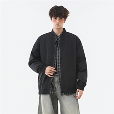 美式高阶秋季棒球服飞行员夹克休闲痞帅百搭情侣外套J54667TP35，男装夹克，电商A247