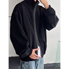 cleanfit速干冰丝防晒衣男夏季美式立领冲锋衣轻薄透气运动防晒服，男装防晒衣，星座715-4