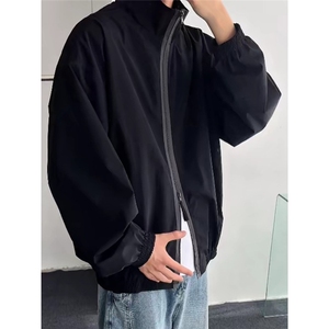 cleanfit速干冰丝防晒衣男夏季美式立领冲锋衣轻薄透气运动防晒服图片