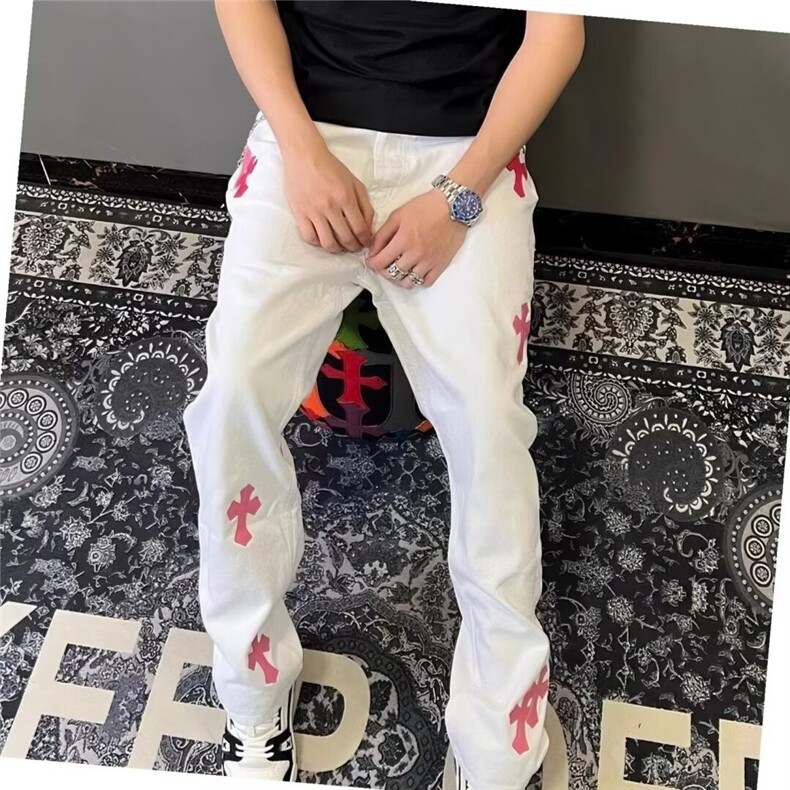牛仔裤春秋款儿童直筒长裤2025新款中大童阔腿裤秋装AMN53P58,男装牛仔裤,星座1013-5