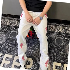 牛仔裤春秋款儿童直筒长裤2025新款中大童阔腿裤秋装AMN53P58，男装牛仔裤，星座1013-5