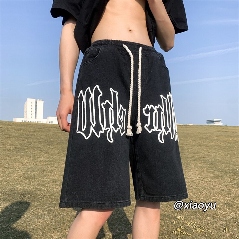 XZ616夏季新款牛仔短裤字母发泡牛仔裤TY856P45控58,男装牛仔裤,星座512A（原616）
