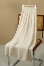 2025年秋季新款电脑刻花大摆裙女士百搭时尚通勤，女装半身裙，江杉羊绒