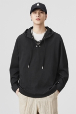 秋季现货宽松连帽套头卫衣男DSA157B-W6752-特P38，男装卫衣，电商A157B