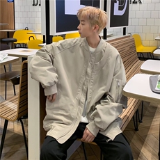 棒球服外套男秋季美式潮牌复古高级感男装宽松飞行员夹克J7374，男装夹克，星座1116A-1（原606A）