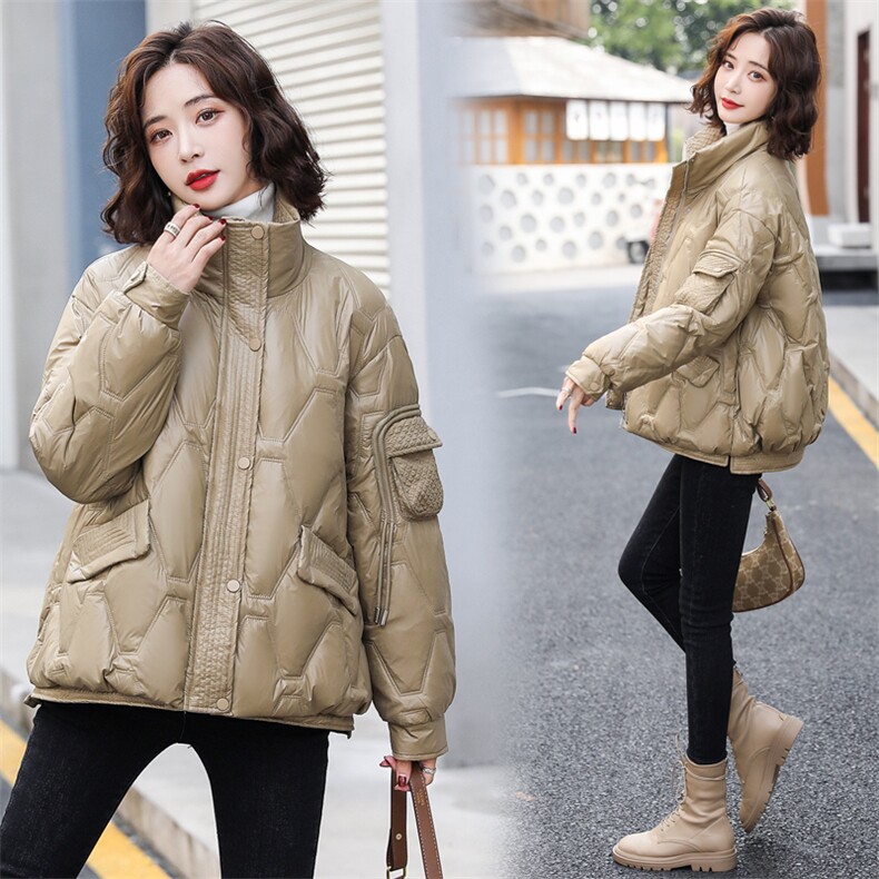 羽绒服女2022冬季新款女装韩版时尚休闲百搭白鸭绒外套图片 羽绒服女2022冬季新款女装韩版时尚休闲百搭白鸭绒外套图片