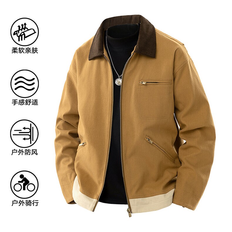 现货 春季新款工装夹克男飞行员美式上衣外套A253-P75图片