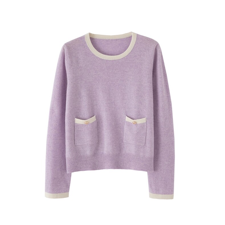 35%羊绒衫秋冬季新款舒适时尚百搭女式羊绒衫，女装羊绒衫，窄众羊绒