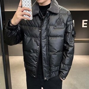 欧货高品洗防水软皮毛领高端白鸭绒羽绒服XZ402-2P208控288图片