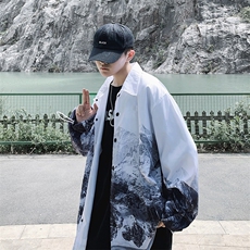 秋季男士冲锋衣雪山潮流宽松长袖风衣mj367-p75，男装风衣，电商B288