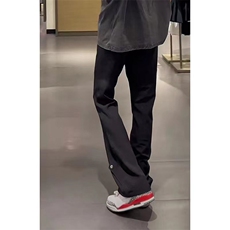 美式高街hiphop冰丝铆钉微喇休闲裤货号K2425P55，男装休闲裤，电商A063