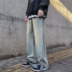 美式牛仔裤男春秋新款休闲直筒裤K661P45图片