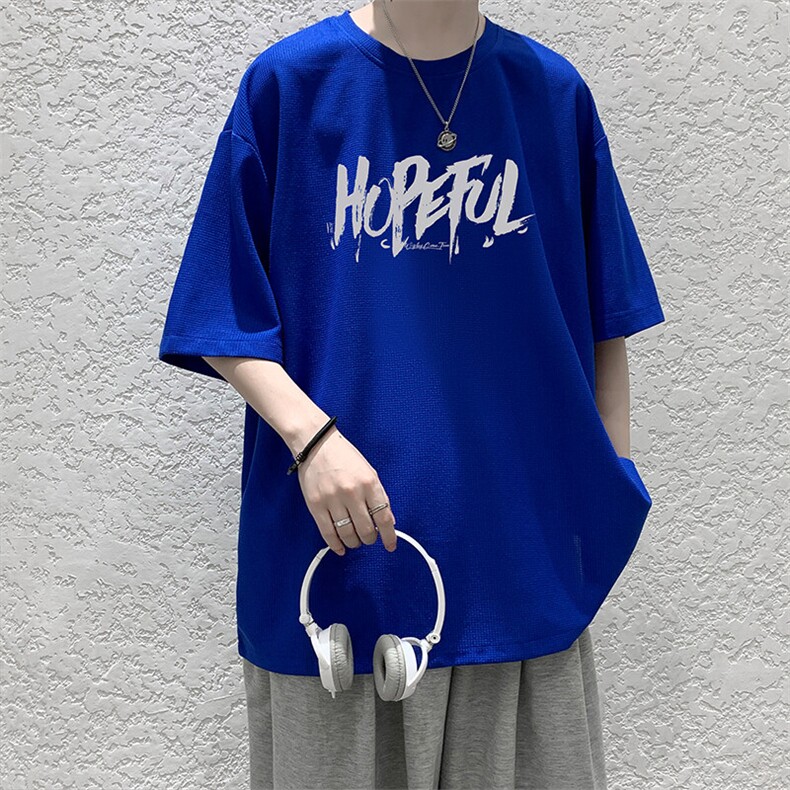 华夫格t恤男短袖男大码五分袖HT73425-P22,男装T恤,电商A040