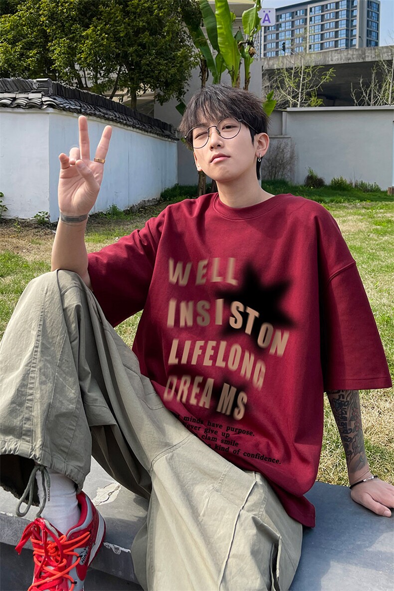 230g重磅纯棉!夏季短袖t恤男半袖男XT452-P25,男装T恤,电商B371