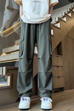 YK126特P32控65品质保障秋装冰丝垂坠感工装大口袋大码休闲裤，男装工装外套，电商A249
