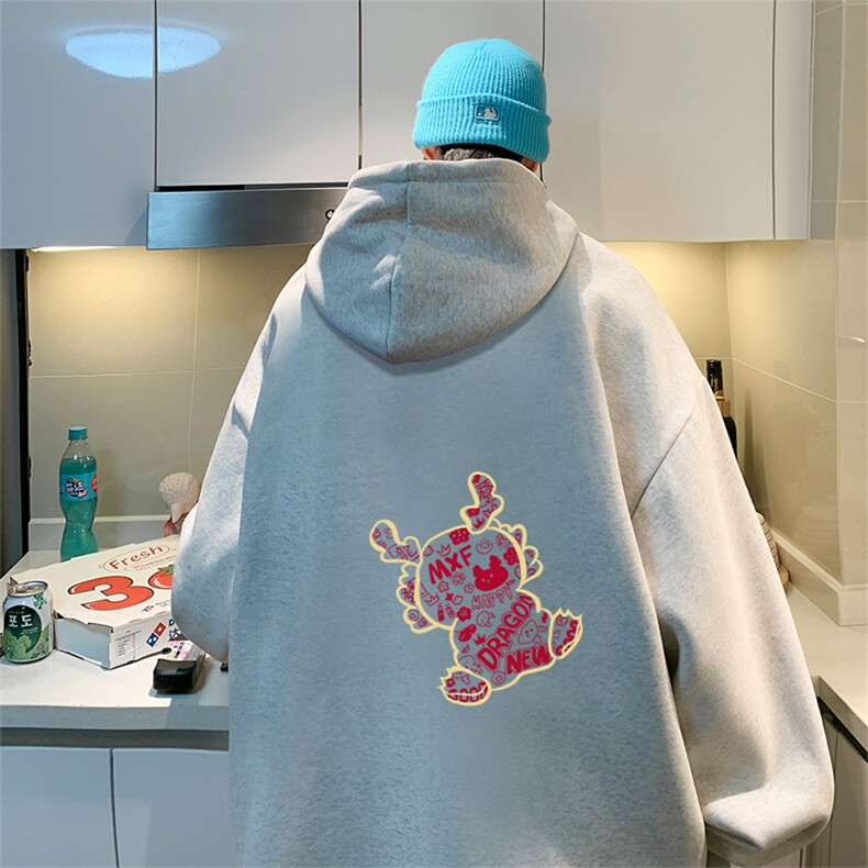 抖音供货、重磅360克现货字母印花连帽卫衣HD019-1-LMWY4457-P35,男装卫衣,电商019-1