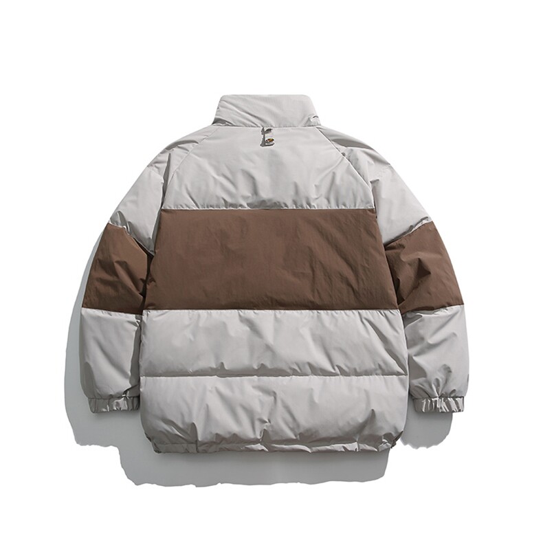 2026冬季新款男日系潮牌立领白鸭绒羽绒服加厚拼色外套YR18-F253,男装羽绒服,电商A101（原外27）