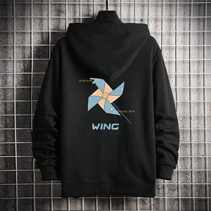 KS21112-P38加绒款-P43连帽开衫卫衣男运动外套大码班服网格
