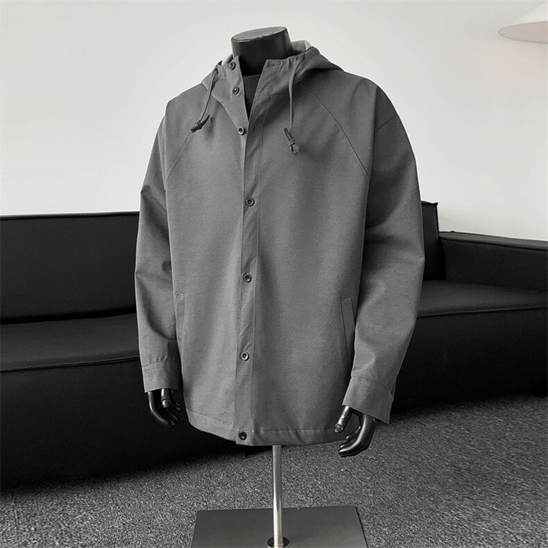 ！2025秋冬新款男士连帽夹克百搭宽松情侣外套JK005特P55，男装夹克，电商B220