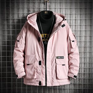 2019冬季连帽面包棉衣服工装短款男装外套袄 M138图片