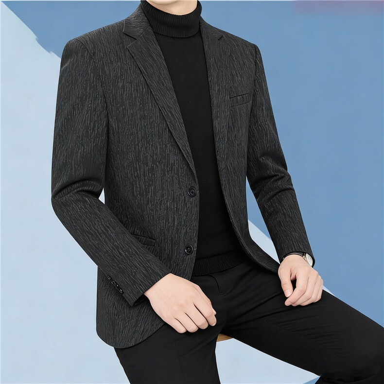 西装外套男2026春季新款中年单件商务休闲上衣西服爸爸装YZ08-P80,男装西服套装,星座509