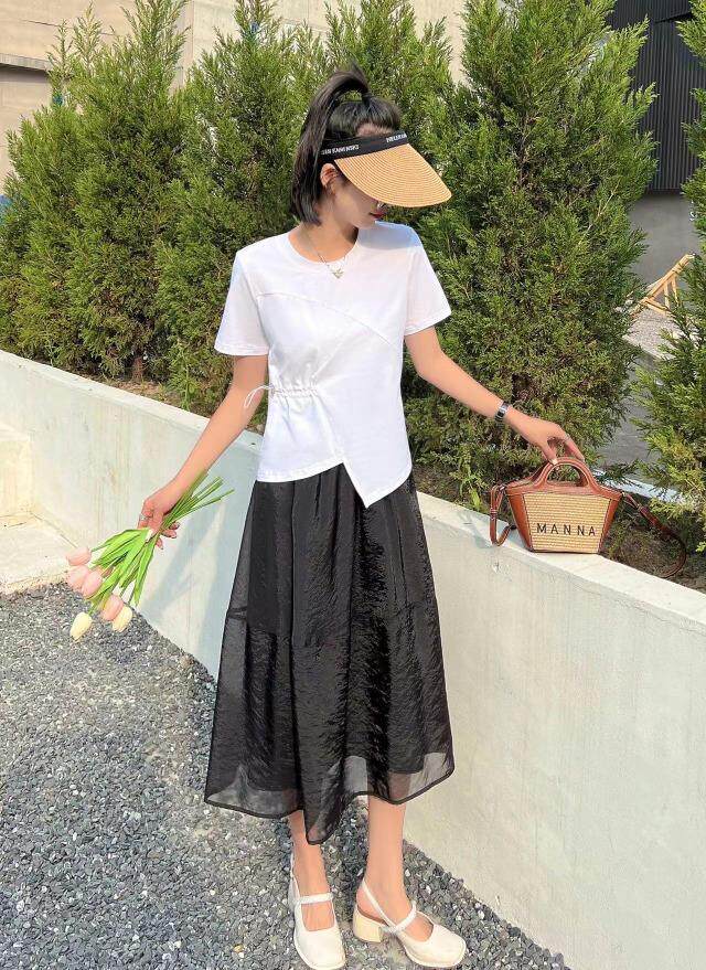 [现货]，气质显瘦两件套连衣裙，两色、三个尺码，女装连衣裙，依柏璐(1F)