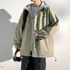 秋季户外夹克男双面穿冲锋衣外套DSA157B-JK7902-P70，男装夹克，电商A157B