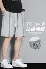 新款五分短裤男YOA景夏休闲百搭拼接运动短裤CK2403-P27控48，男装休闲裤，星座717