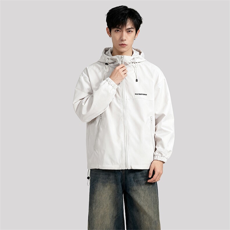 JK727-P46新款现货户外连帽夹克男冲锋衣外套,男装夹克,星座1204