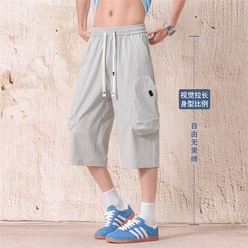 K173-P35控59新款现货夏季美式男士休闲七分裤,男装休闲裤,星座209-1