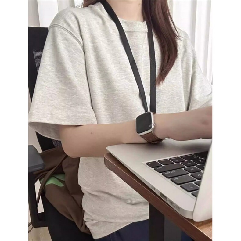 花灰色t恤男款夏季cleanfit新疆棉短袖通勤内搭半袖TX260，男装T恤，星座1116A（原606A-3）