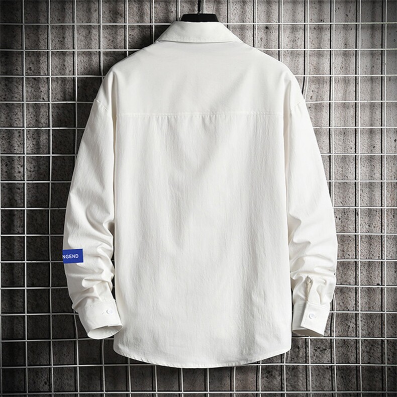 CS15062-P38长袖衬衫男士大码宽松衬衣男寸衫男寸衣,男装衬衫,电商A040A