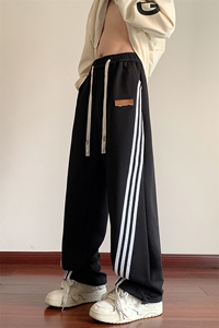 K125/P50春装新款现货高品质华棉卫裤男运动休闲裤大码宽松直筒裤图片