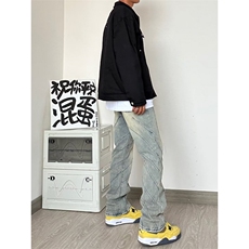 美式牛仔裤男款秋季长裤潮HB17P48，男装牛仔裤，星座1116-2
