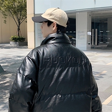 冬季青少年加绒加厚棉服时尚刺绣棉衣外套男士8873-P115控价148，男装棉衣，电商A441-1