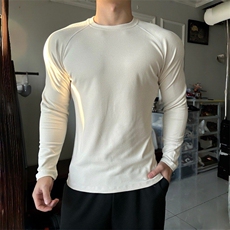 ARM双面德绒健身高弹打底长袖JS21-特批35，男装T恤，星座313A(原308A-2)