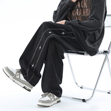 2025春季新款四芒刺绣复古牛仔裤A316-1-K1218P60控78，男装牛仔裤，星座906（原电商a316-1）