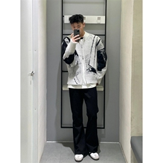 【有货】cleanfit撞色毛衣男秋冬高级痞帅开衫针织衫B06LL-特P68，男装针织衫/毛衣，星座1007（原301D）