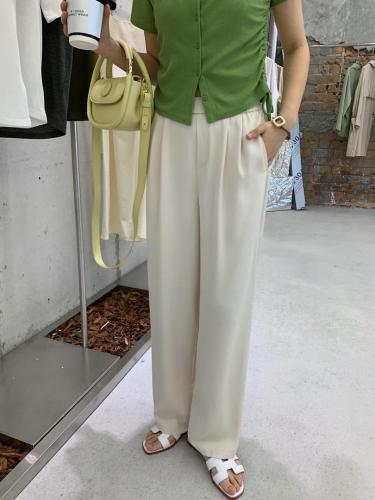 【现货】5886防晒指数休闲直筒裤阔腿裤,女装,海维恩
