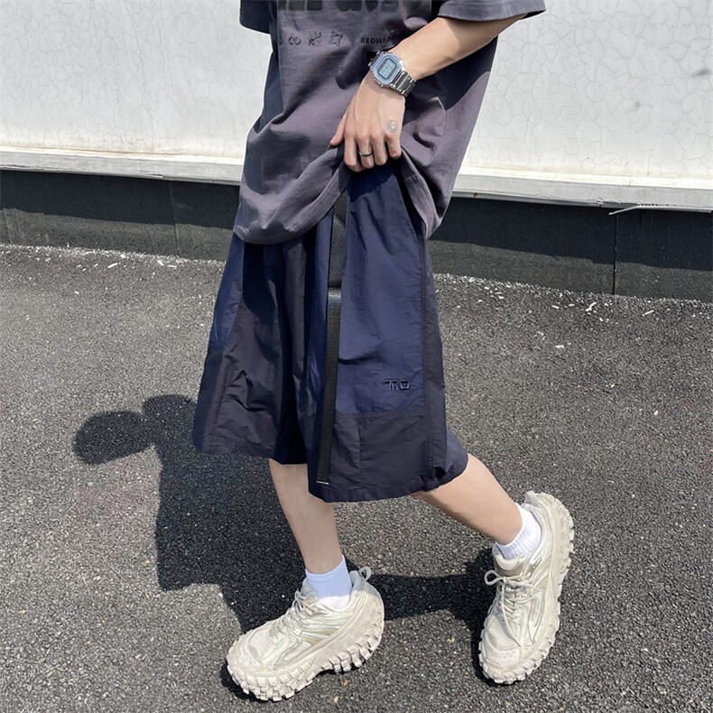 2024夏季新日系运动工装短裤薄宽松直筒五分中裤现货K7898-P32,男装牛仔裤,星座512-3