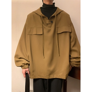 现货DSA059-7839-P45 控68 秋季连帽休闲宽松高品质百搭卫衣上衣图片