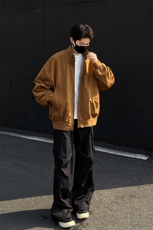【现货】2025秋新立领休闲百搭时尚男夹克外套705-1-W8851-P35，男装夹克，星座705-1