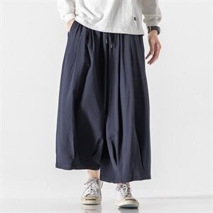 20秋冬 大码日系复古工装休闲哈伦裤情侣中性直筒老爹裤/图片