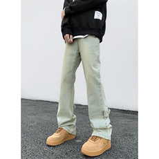 美式ins高街vibe重工艺水洗牛仔裤货号K2316P55，男装牛仔裤，电商A063