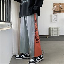 休闲裤男宽松2024秋冬季款直筒休闲韩版潮流青年A161-2-G332-P35，男装休闲裤，电商A161-2