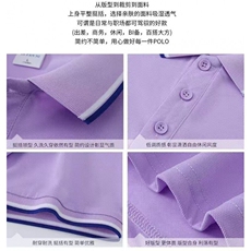 2025春夏新款190克冰丝酷爽棉POLO衫男短袖男T恤男女款可印可绣，男装T恤，星座1602B（原101B-1）
