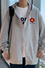 KS21257-P38连帽开衫卫衣男运动外套大码班服，男装卫衣，电商A040