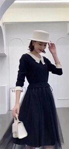 秋装连衣裙图片