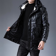 XS98332冬季男士羽绒服外套男装连帽修身白鸭绒潮流帅气P275，男装羽绒服，电商B360