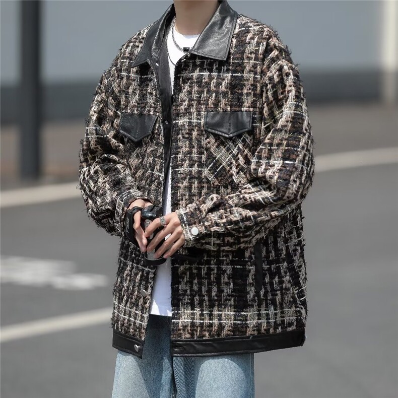 秋季青春流行男夹克文艺潮外套 W9234 P75图片